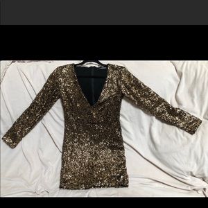 Sequin mini dress